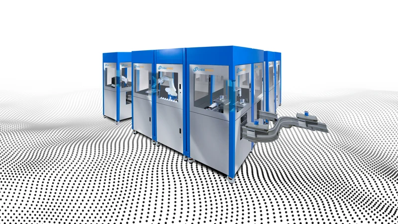 FLEXSHUTTLE Example Solution Light Setup - Automated Sample Transport System for Laboratory