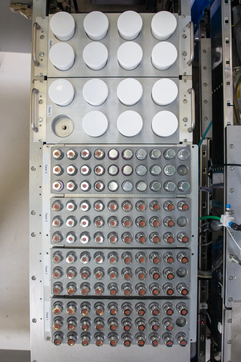 Laboratory Vial Rack System - Sample Storage and Organization for Automated Analysis