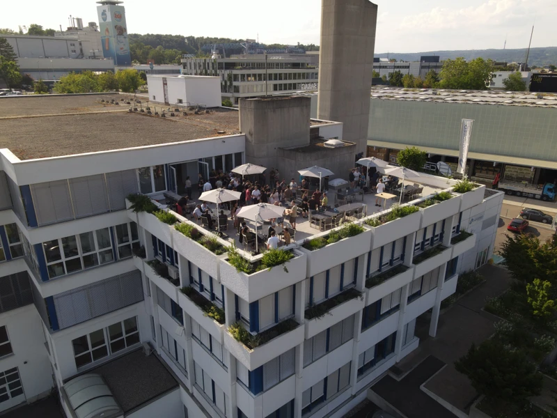 Chemspeed Facility Aerial View - Swiss Laboratory Automation Company Headquarters